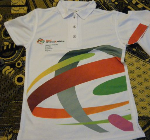 Tipo Polo sublimadas para campañas, organizaciones u gobiernos.