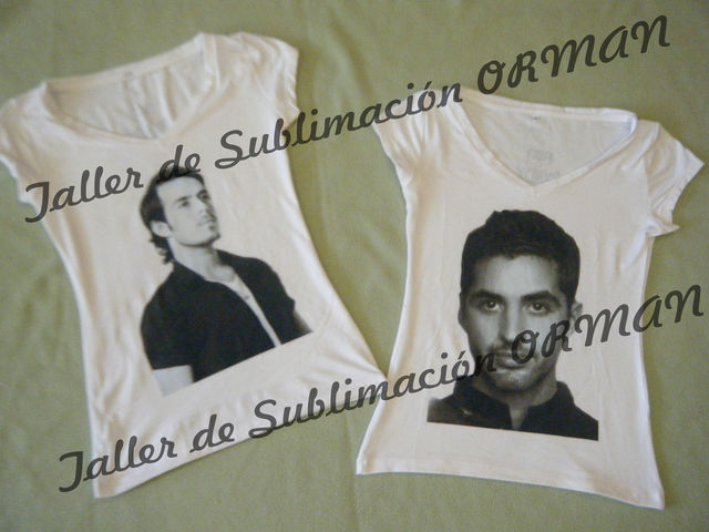 Playeras 100%poliester.